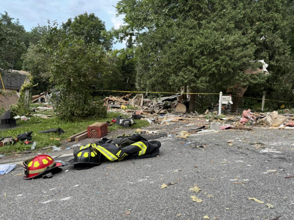Woman pronounced dead, man airlifted after house explodes in upstate New York