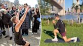 Fitness trainer breaks 2 Guinness World Records — by doing lunges across New York City