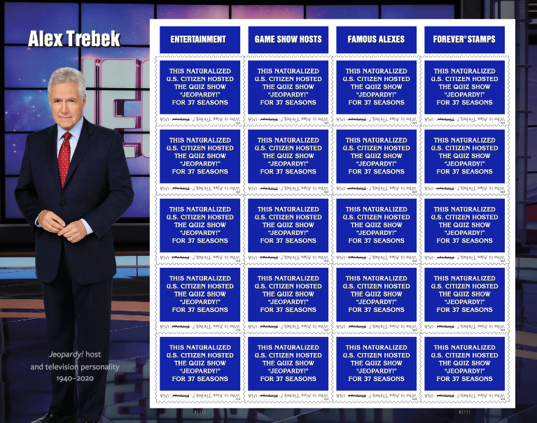 Who is... Alex Trebek? Former 'Jeopardy!' host to be honored with USPS Forever stamp