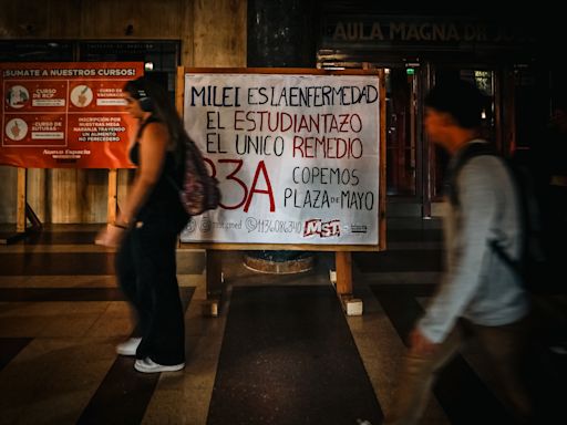 Argentina afronta una gran movilización universitaria contra el Gobierno de Milei