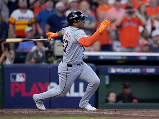 MLB playoffs 2024: Scrappy Tigers rally for comeback victory in Game 2, wild-card sweep of Astros