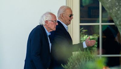 Bernie Sanders urges Democrats to stay the course with Biden.
