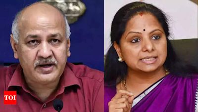 Excise 'scam': Court extends judicial custody of AAP leader Manish Sisodia, BRS leader K Kavitha | Delhi News - Times of India