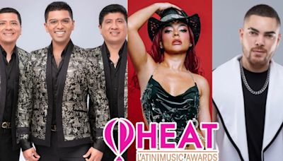 Grupo 5, Yahaira Plasencia, Cielo Torres, Amy Gutiérrez y Álvaro Rod nominados en los Premios Heat 2024