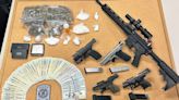 Guns and drugs seized in joint operation involving Columbus Police, ATF and DEA