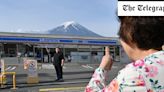 Japanese town blocks view of Mount Fuji to deter tourists