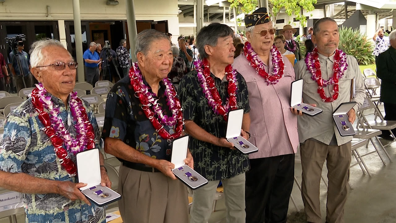 Hawaii’s WWII heroes honored: Families finally receive Purple Hearts