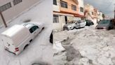 Tormenta con granizo sorprende en Puebla; dejó calles pintadas de blanco [VIDEOS]