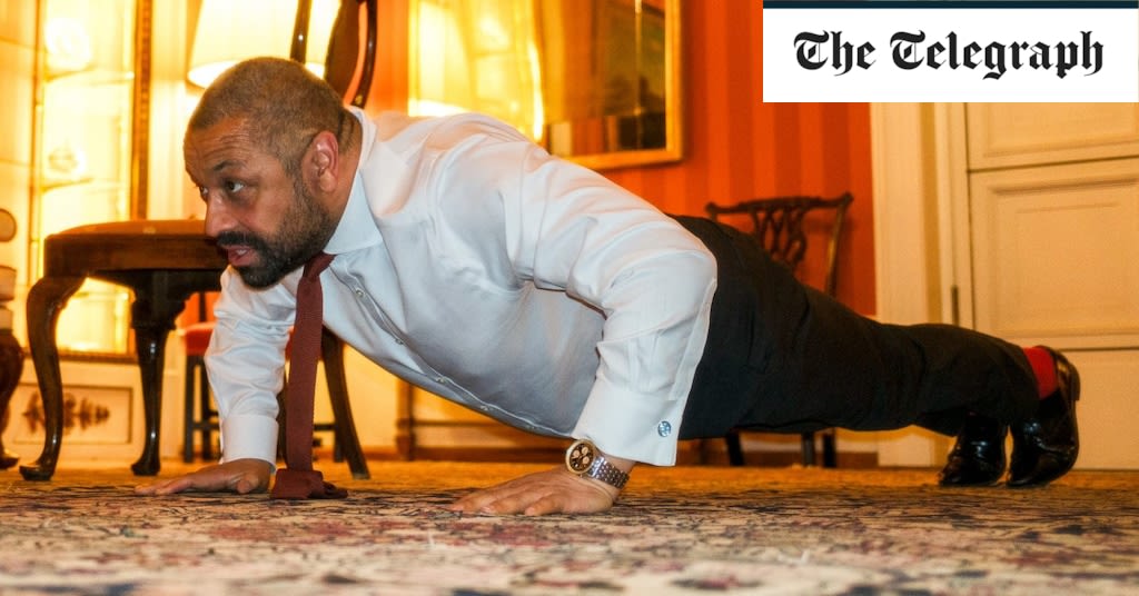 James Cleverly does 100 press-ups a day