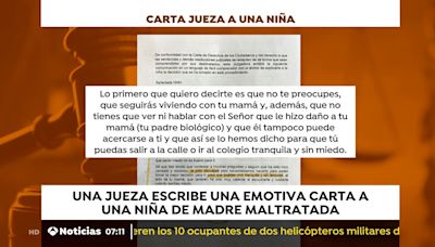 La emotiva carta de una jueza a una niña: "Gracias por tu valentía"