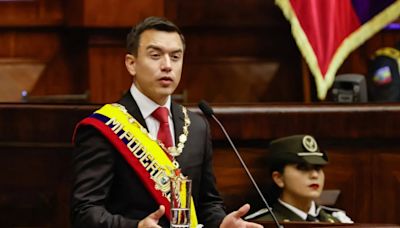 Daniel Noboa dijo que en Ecuador “hubo un intento de golpe de Estado” y que “no había espacio para la tibieza”