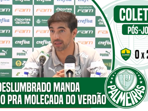 COLETIVA DO ABEL NO PALMEIRAS CITA 'ENDRICK NA DISNEY' E FALA DE SENNA: 'NÃO ENTENDERAM'