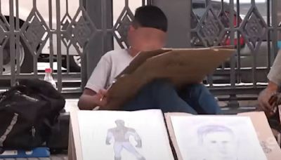 Niño vendía dibujos en la calle para tener una casa y su sueño se cumplió tras reportaje de Telenoche