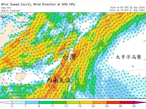 鄭明典曝圖說明主要雨區 昨晚起天氣受「這項因素」影響