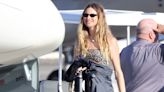 Adam Levine and Behati Prinsloo Jet Off to Las Vegas Before Third Baby’s Arrival