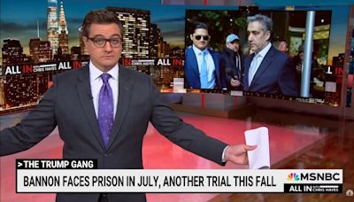 Chris Hayes Advises Steve Bannon to Find ‘a Guest Host for His Podcast’ Ahead of Prison Sentence | Video