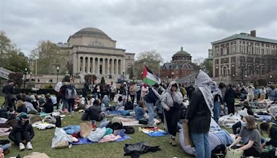 Continúan protestas pro Gaza en Universidad de Columbia