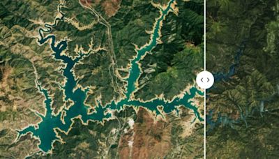 NASA photos show dramatic change at Shasta Lake, California’s largest reservoir