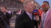 Patrica Evra cuts short F1 grid interview with Martin Brundle to embrace Neymar