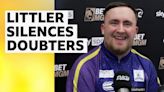 Premier League Darts: Luke Littler on silencing 'doubters'