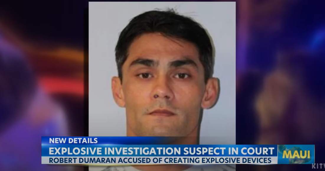 MPD & FBI announce arrest of Robert Dumaran in connection to IED case in Kahului