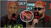 Mike Tyson was absolutely livid after reporter called him a 'gimmick fighter' at press conference