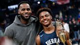 Bronny James admits being LeBron James’ son is ‘tough’