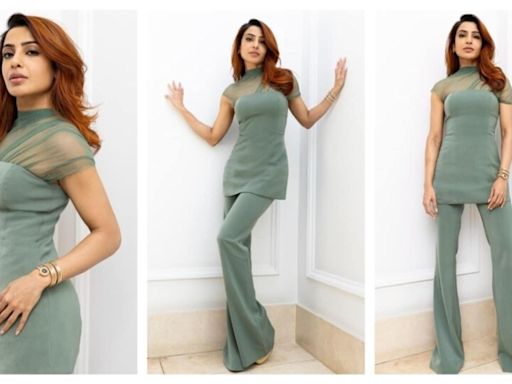 Samantha Ruth Prabhu radiates less is more energy in minimalist outfit for Citadel Honey Bunny promotions