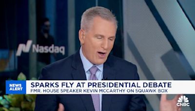 Kevin McCarthy Gets Laughs After Saying Trump ‘Controlled Himself’ at Debate