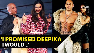 ...promised Deepika Padukone': Vin Diesel's unseen photo with 'XXX: Return of Xander Cage' co-star leaves fans guessing | Etimes - Times of India Videos...