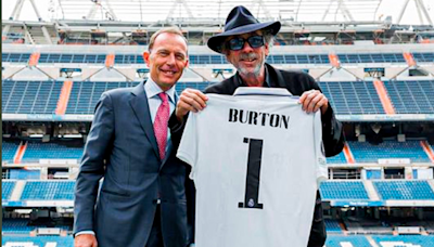 ¿Qué hacía Tim Burton en el estadio del Real Madrid?