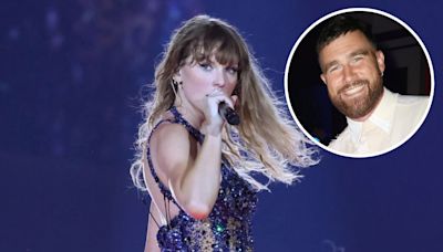 Travis Kelce Reacts to Taylor Swift’s Sexy ‘Vigilante S–t’ Choreography During Paris Concert