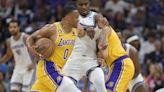 Russell Westbrook comes off bench in Lakers' preseason finale and leaves with injury
