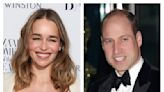 Emilia Clarke Gets the Royal Treatment in Medal Ceremony With Prince William