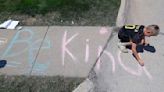 ‘It creates positivity’: Messages of good character being etched on sidewalks throughout Elk Grove