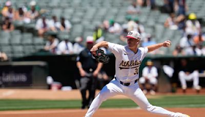 Butler homers, Sears pitches A's to series sweep of Angels with 5-0 win