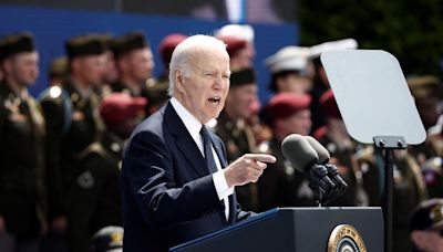 Na comemoração do Dia D, Biden promete apoio contínuo à Ucrânia contra Rússia