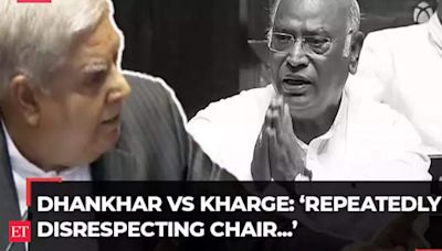 'Can't run down Chair every time', RS Chairperson Jagdeep Dhankhar rebukes Mallikarjun Kharge