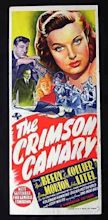 THE CRIMSON CANARY 1945 Beery Crime Jazz Daybill Movie Poster ...