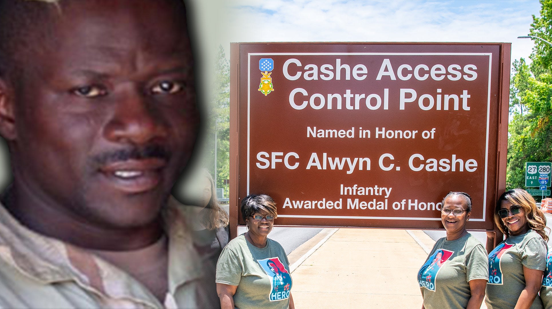 Fort Moore renames five gates for battlefield heroes like Alwyn Cashe
