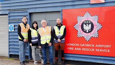 'I simply dropped dead.' : Man 'eternally grateful' to Gatwick staff for saving him