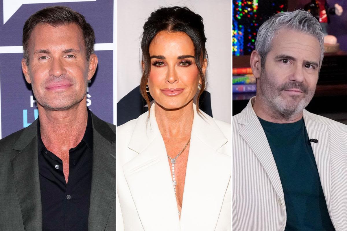 Jeff Lewis snaps at Andy Cohen for bringing up the time he said Kyle Richards was on Ozempic: "Look at you sh*t-stirring!"