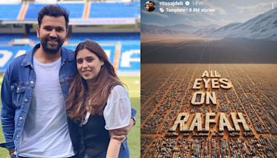 Rohit Sharma’s wife Ritika Sajdeh gets trolled for 'All Eyes On Rafa' Instagram story, deletes it later