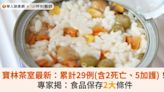 寶林茶室最新：累計29例(含2死亡、5加護)！專家揭：食品保存2大條件