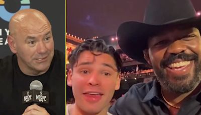 Dana White worried as Jon Jones is seen living it up with Ryan Garcia