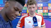 El viral comentario de Müller a Tchouaméni que hizo que el centrocampista del Madrid interrumpiese la entrevista