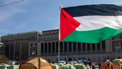 La Universidad de Columbia empieza a suspender a los estudiantes del campamento pro-palestino