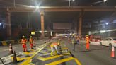 Works Ministry restoring road marking on DASH expressway after NKVE crash caused by overlapping yellow line