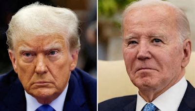 Biden closes gap in presidential poll as rival Trump is stuck in court