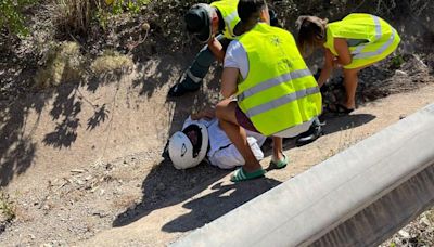 Atropella a un motorista en la autopista en Bendinat, lo deja malherido con una lesión medular y se da a la fuga